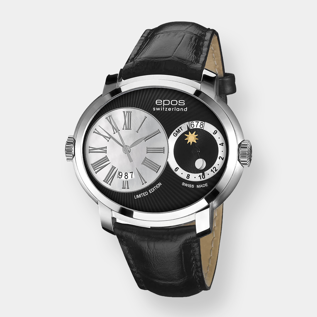 Epos Artistry 3400 GMT – Silber 47mm Limited Edition