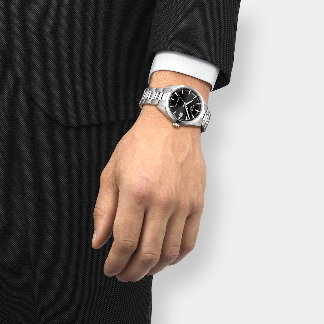 Tissot Gentleman Powermatic 80 – Schwarz 38mm Edelstahl – Bild 2