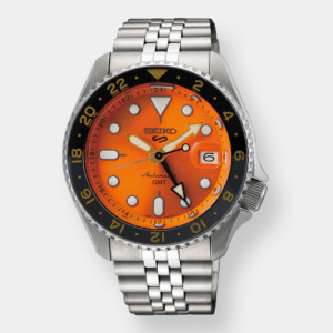 Seiko 5 Sports GMT Automatik – Orange 42mm Edelstahl
