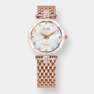 Jowissa . Facet Strass Quarz – Perlmutt 30mm Rosé