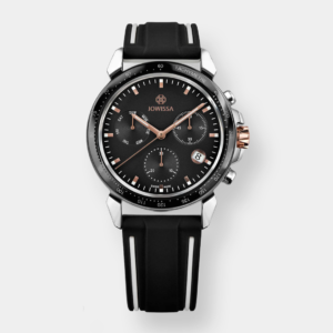 Jowissa . LeWy 9 Chronograph – Schwarz 42mm Silikon