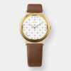 jowissa . anwy quarz gold 35mm braun leder