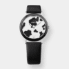 jowissa . anwy quarz – schwarz weiss 35mm leder