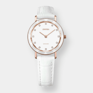 jowissa . aura quarz – weiß 30mm leder