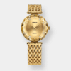 jowissa . facet brilliant quarz – gold 30mm edelstahl