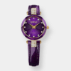 jowissa . facet strass quarz – lila 25mm gold pvd