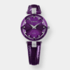 jowissa . facet strass quarz – lila 29mm leder
