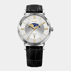 jowissa . magno moon quarz – silber 40mm edelstahl