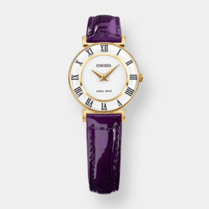 jowissa . roma colori quarz – weiß 25mm gold pvd