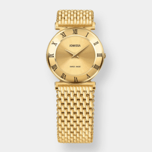 jowissa . roma quarz – champagner gold 30mm edelstahl