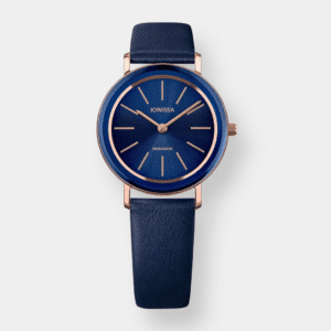 jowissa alto quarz – blau 30mm leder