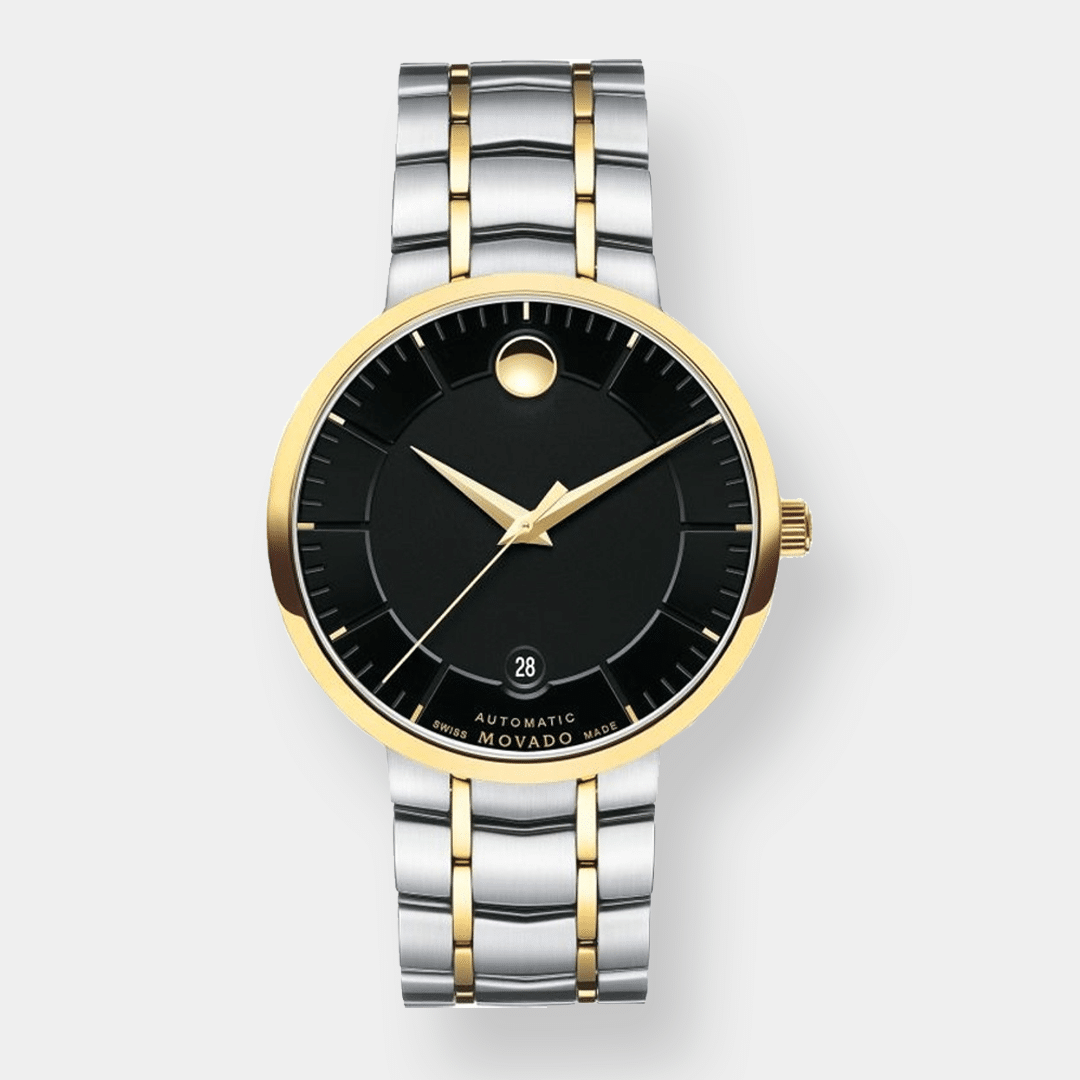 movado 1881 automatic – bicolor 40mm edelstahl