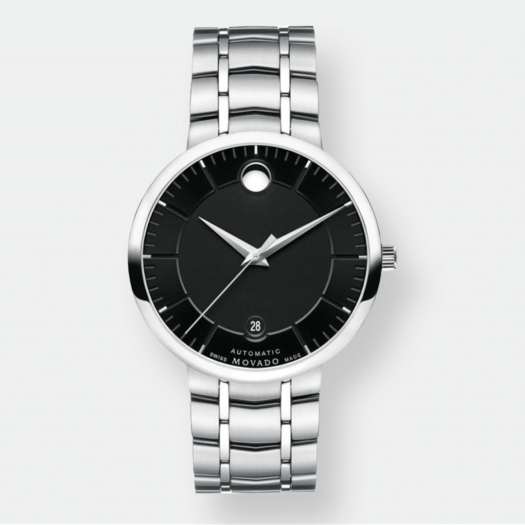 movado 1881 automatic – schwarz 40mm edelstahl
