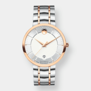 movado 1881 automatic – silber 40mm edelstahl bicolor