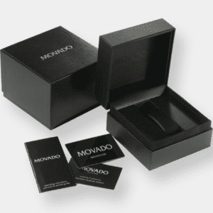 movado museum classic lady – schwarz 26mm edelstahl
