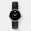 movado museum quarz – schwarz 28mm edelstahl