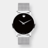 movado museum quarz – schwarz 40mm edelstahl
