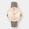 movado ultra slim quarz – rosa 35mm rosé gold pvd