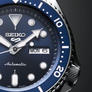seiko 5 sports automatik – blau 43mm edelstahl