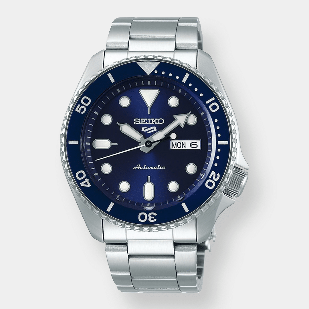 seiko 5 sports automatik – blau 43mm edelstahl