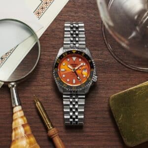 seiko 5 sports gmt automatik – orange 42mm edelstahl