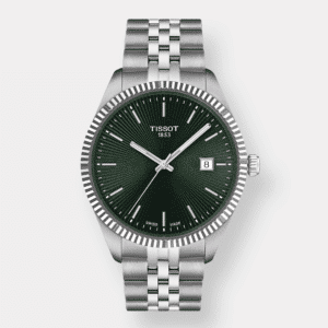 tissot ballade quarz grün 40mm edelstahl