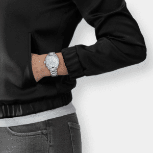 tissot pr 100 chronograph – blau 36mm edelstahl
