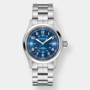 Hamilton Khaki Field Auto Date – Blau 38mm Edelstahl