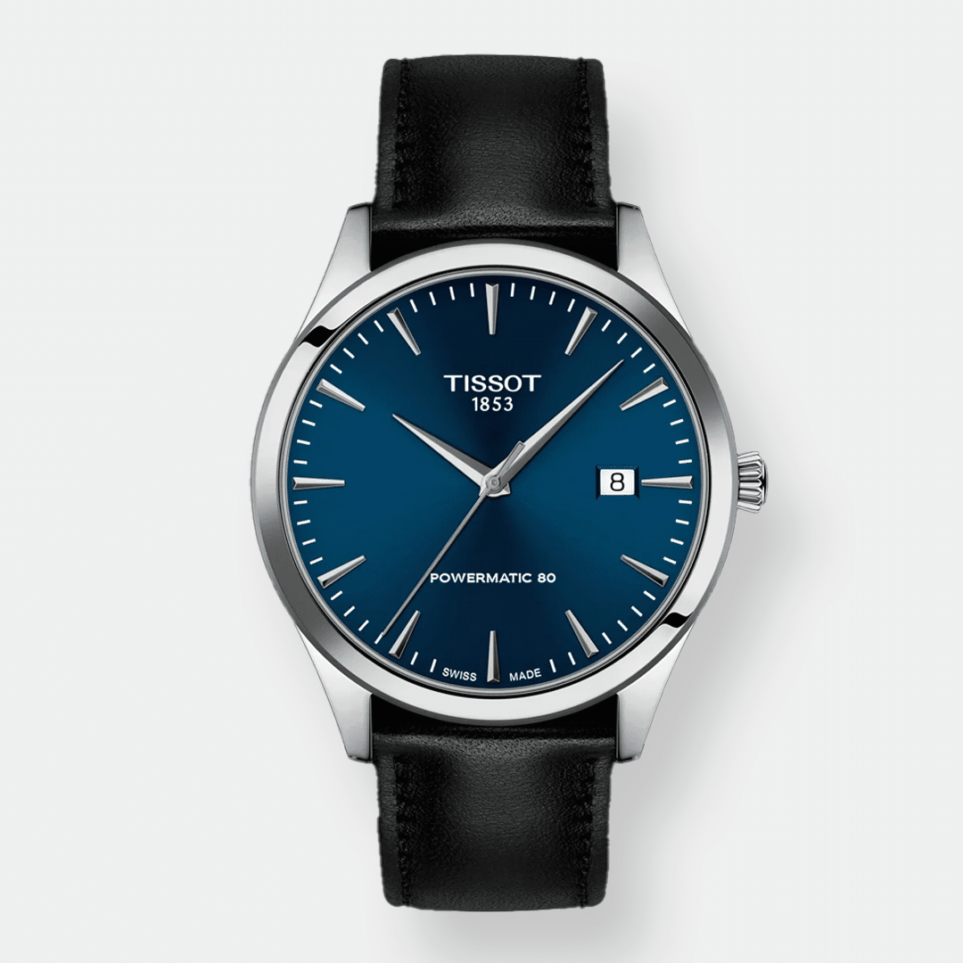 tissot classic dream powermatic 80 – blau 40mm edelstahl