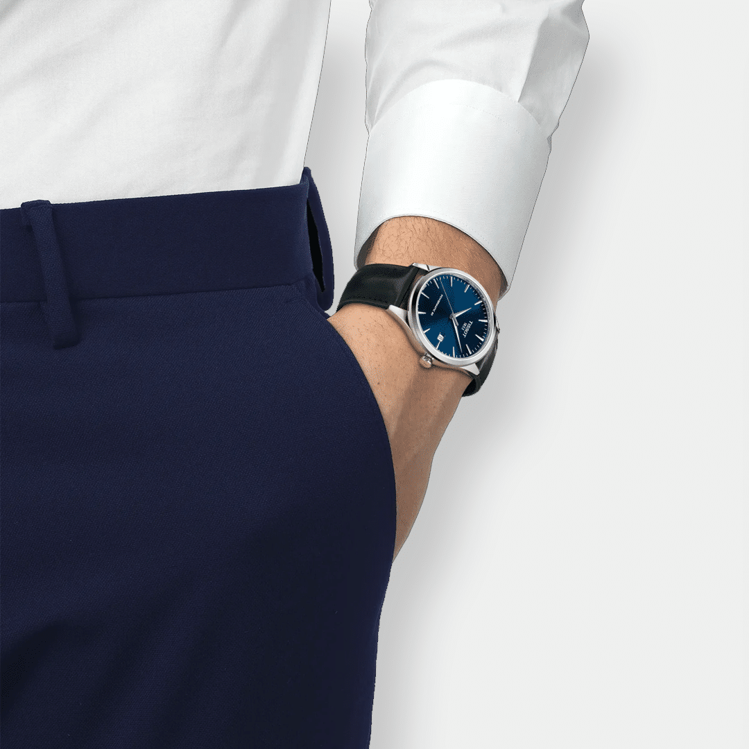 tissot classic dream powermatic 80 – blau 40mm edelstahl