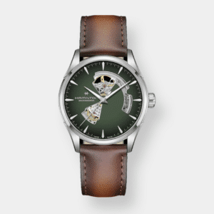 Hamilton Jazzmaster Open Heart Automatik – Grün 42mm Leder