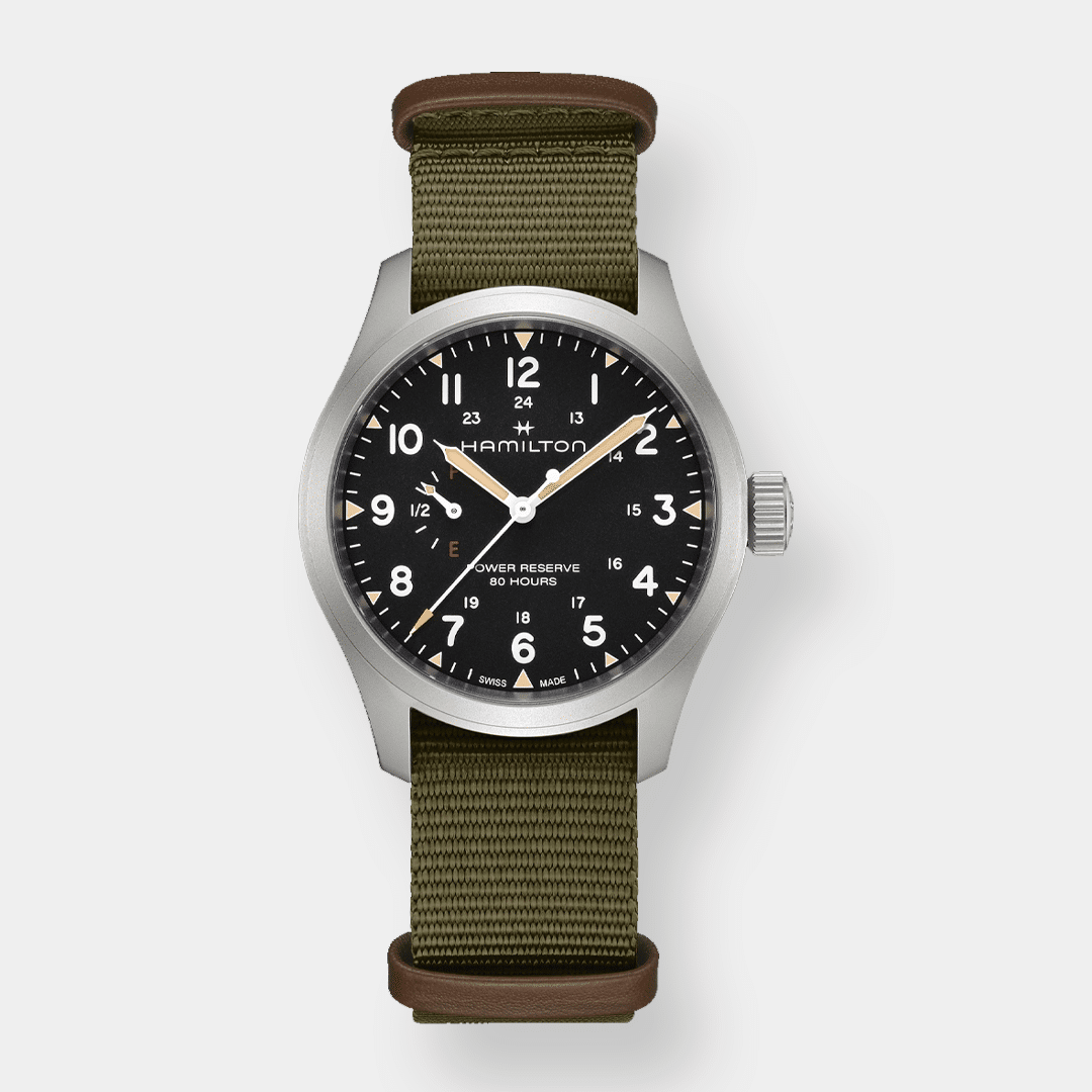 Hamilton Khaki Field Mechanical – Schwarz 40mm Edelstahl