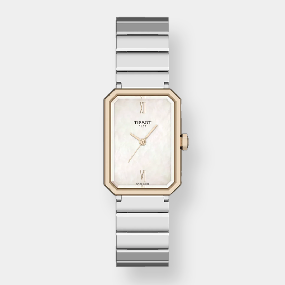 Tissot SRV Quarz - Bicolor Perlmutt 30mm Edelstahl