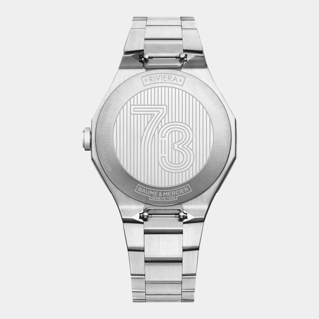 Baume et Mercier . Riviera 73 10845 Quarz - Weiß 39mm – Bild 2