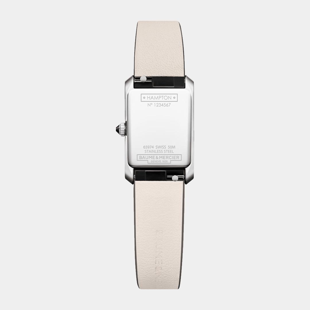 Baume et Mercier . Hampton XS 10859 Quarz - Silber 28mm – Bild 2