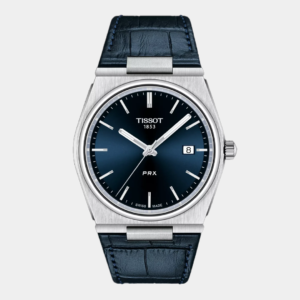 Tissot PRX 40 205 Quarz - Leder 40mm Blau