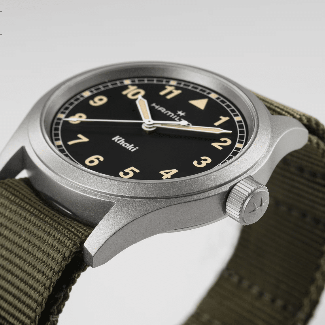 Hamilton Khaki Field Quartz – Schwarz 38mm Edelstahl – Bild 2