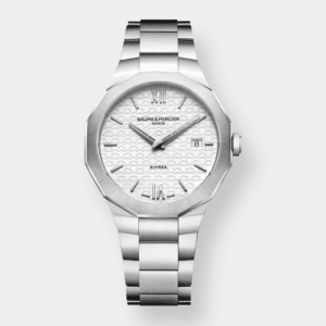 Baume et Mercier . Riviera 73 10845 Quarz - Weiß 39mm