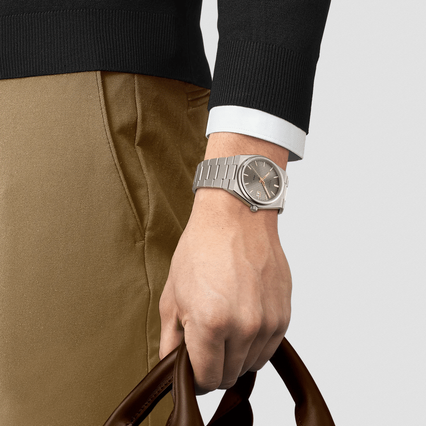 Tissot PRX Powermatic 80 – Anthrazit 38mm Titan – Bild 2