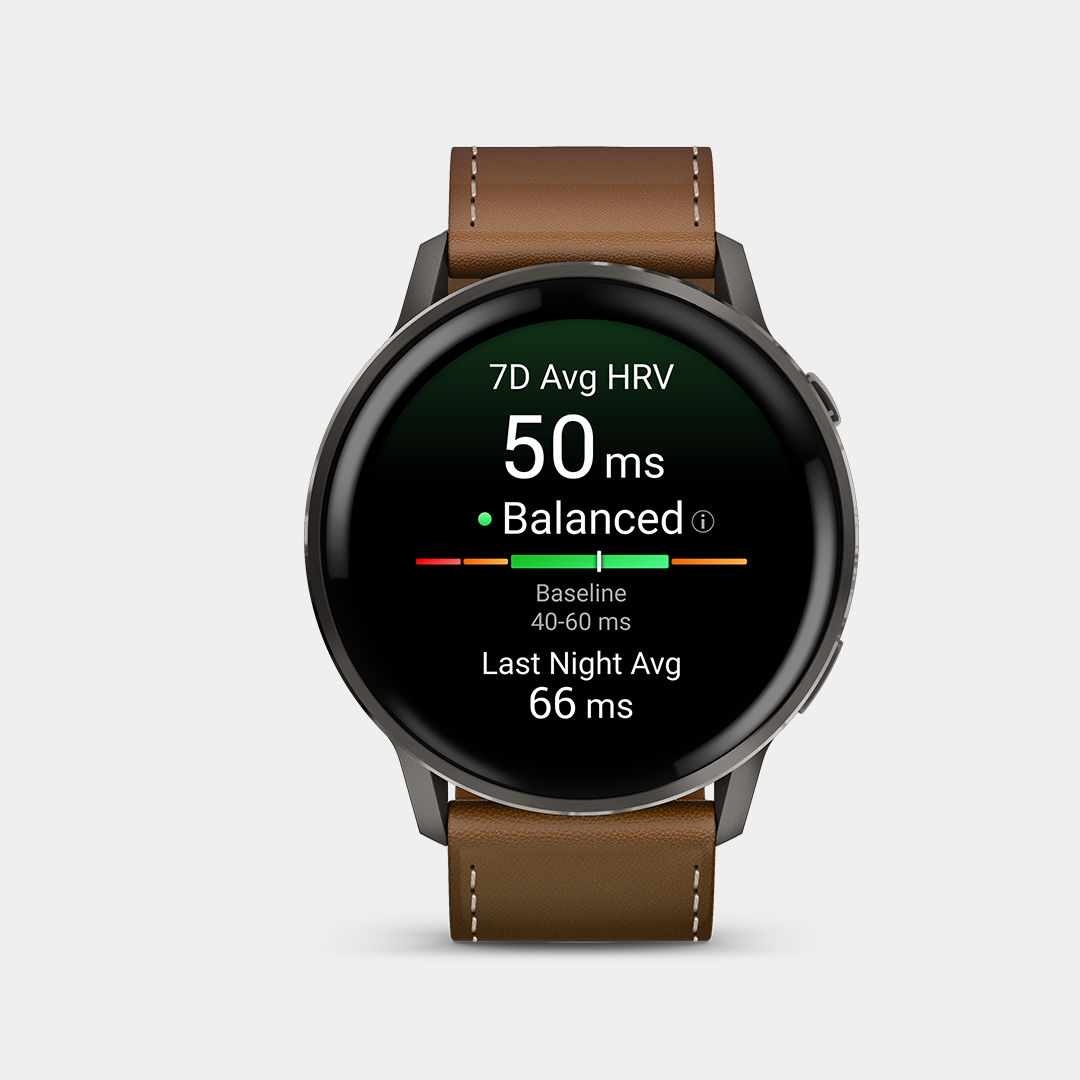 Garmin Venu 4 Smartwatch – Schwarz 45mm Leder – Bild 3