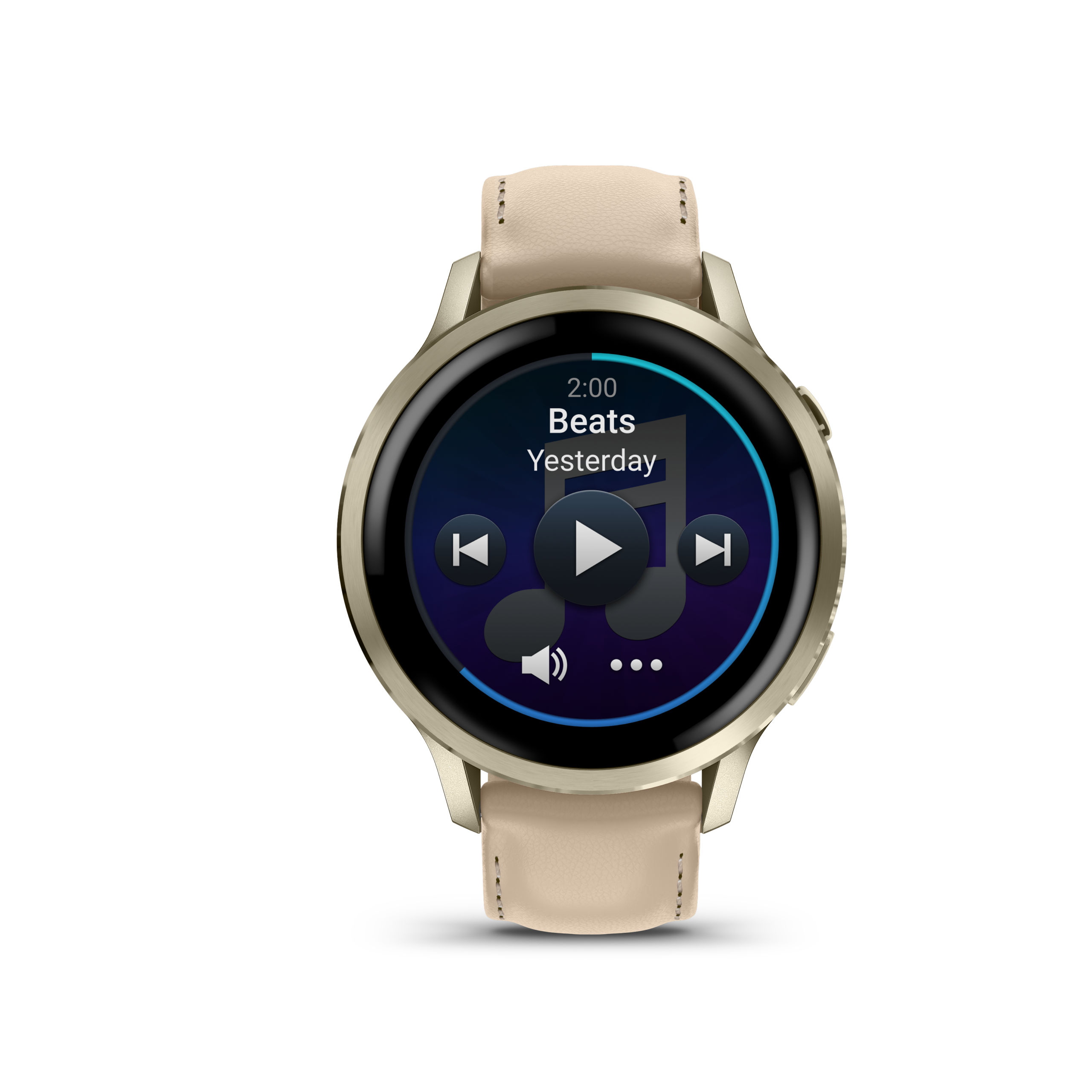Garmin Venu 4 – Beige 41 mm Leder GPS Sportuhr – Bild 2