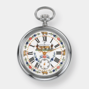 aerowatch . lépine belle epoque mechanisch silber 52mm