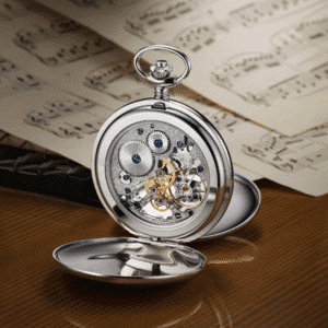 aerowatch . savonnette skeleton mechanisch silber 53mm