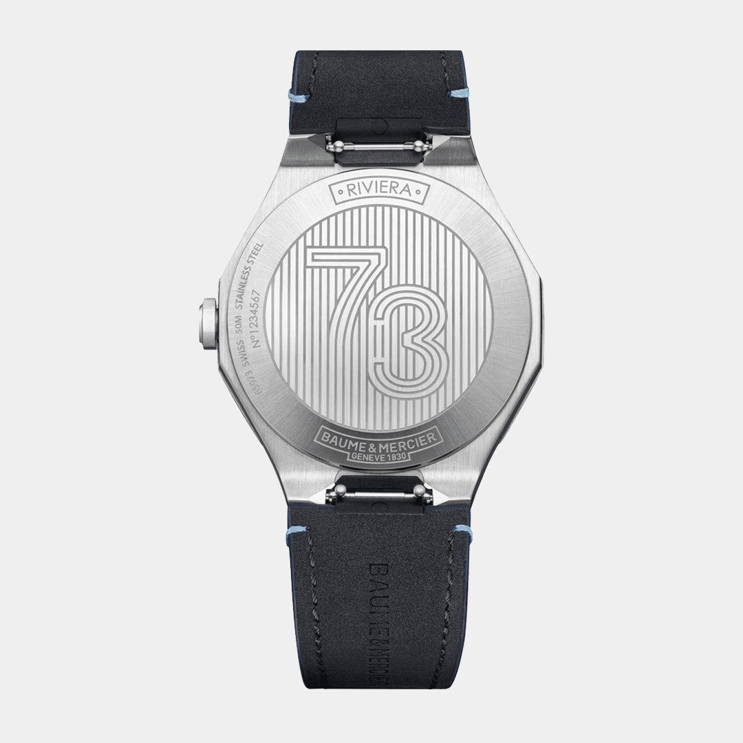 Baume et Mercier . Riviera 73 10846 Quarz - Blau 39mm – Bild 2