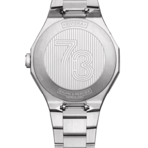 baume et mercier . riviera 73 10845 quarz weiß 39mm