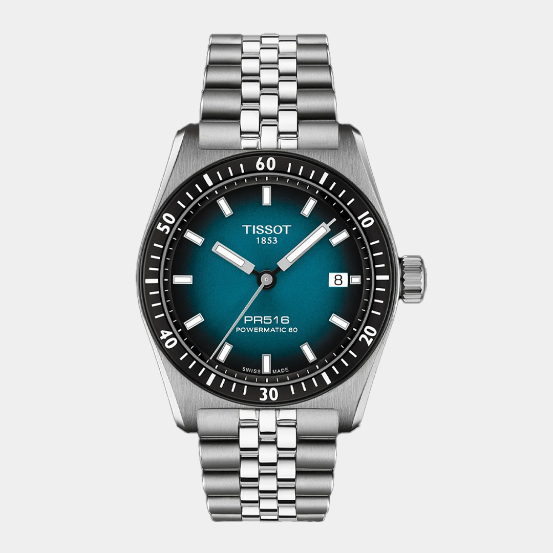 Tissot PR516 Powermatic 80 - Blau 38mm Edelstahl