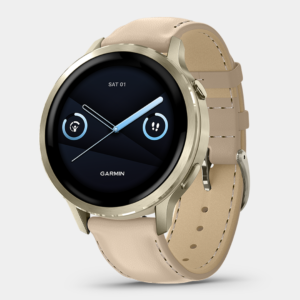 Garmin Venu 4 – Beige 41mm Leder GPS Sportuhr