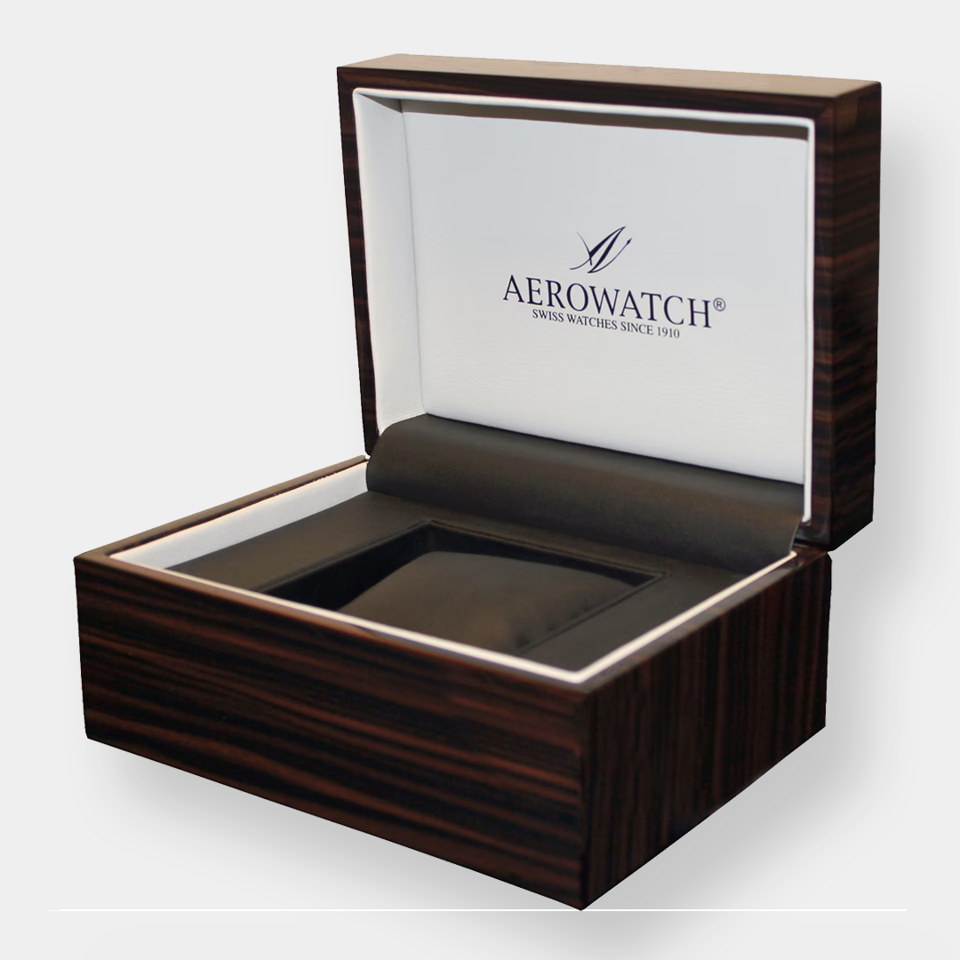 Aerowatch . Renaissance 7 Time Zones – Blau 44mm Edelstahl – Bild 2