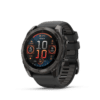 garmin fenix 8 amoled 51 mm schwarz – outdoor & multisport / carbongrau dlc