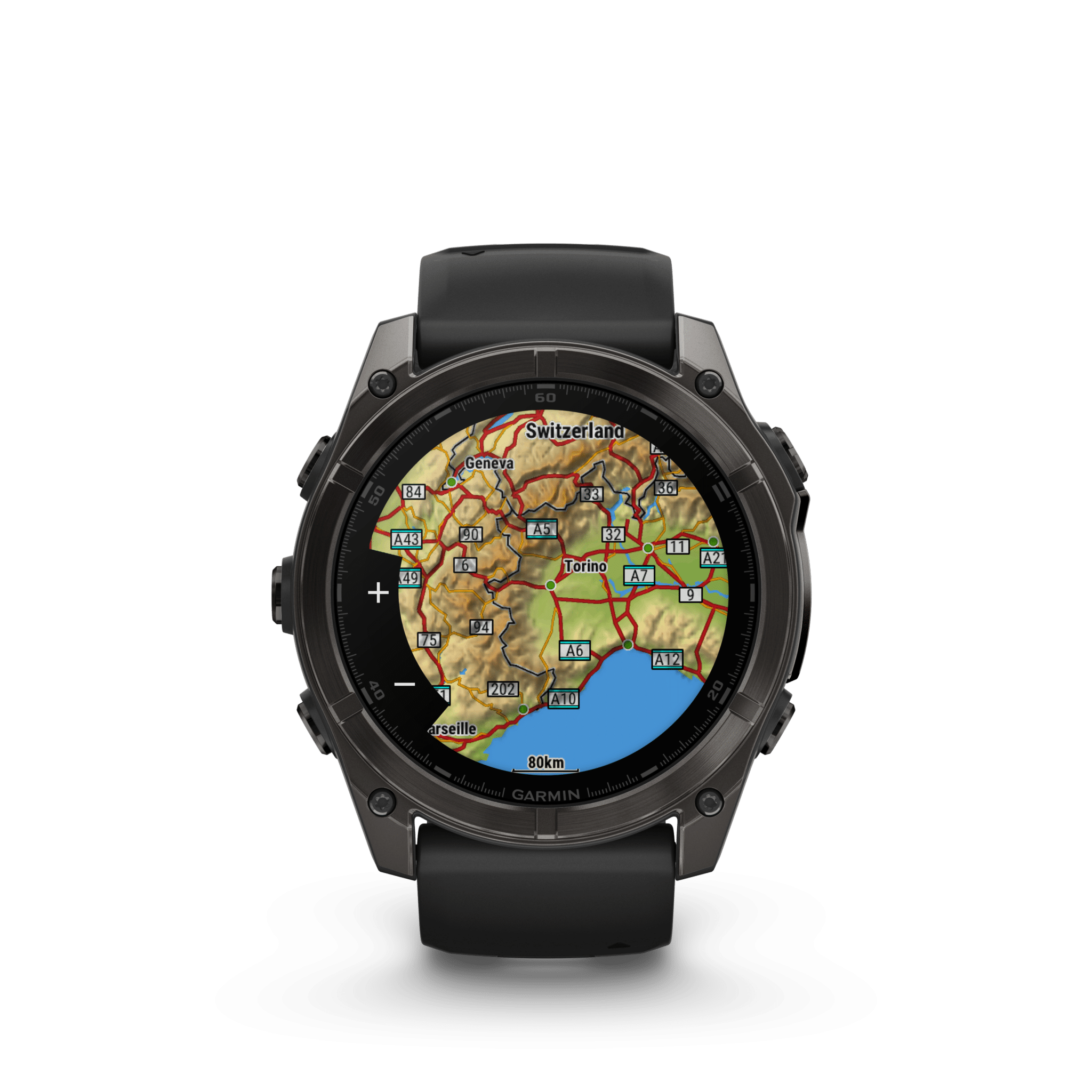 garmin fenix 8 amoled 51 mm schwarz – outdoor & multisport / carbongrau dlc